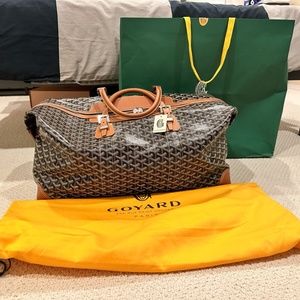 GOYARD BOEING 55 TRAVEL BAG – Caroline's Fashion Luxuries